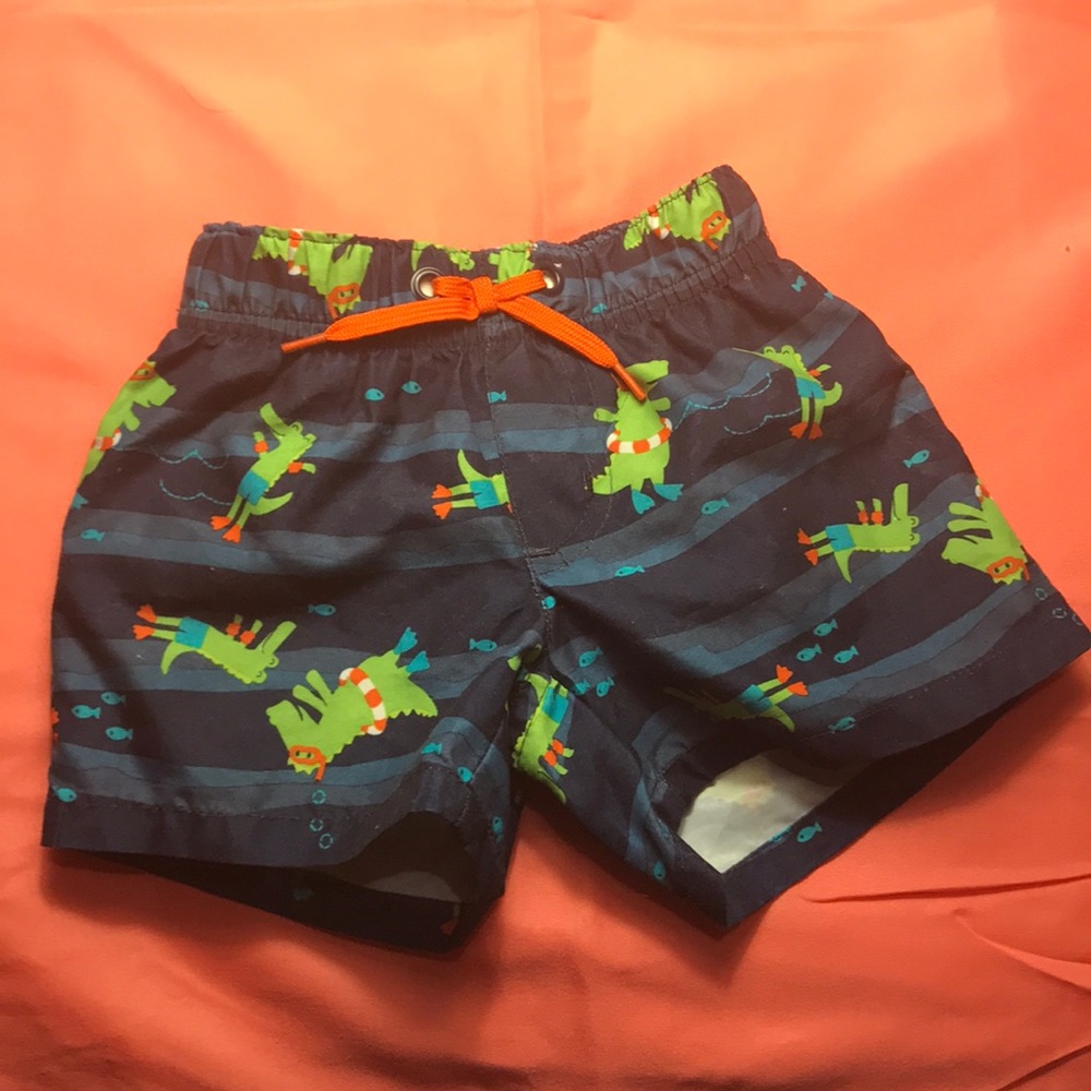 0-3 months baby boys swim trunks